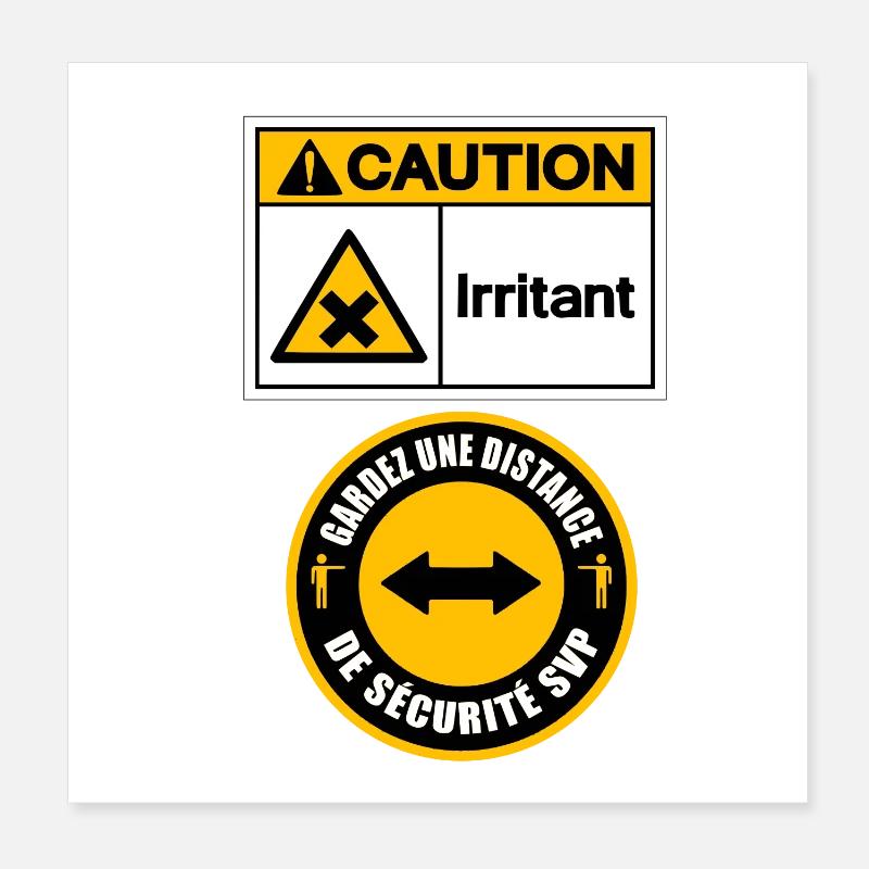 Irritating Poster 8" x 8" (20x20 cm)