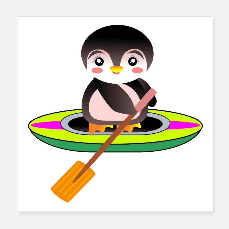 SUP - DEBOUT-UP PADDLE Poster 20 x 20 cm