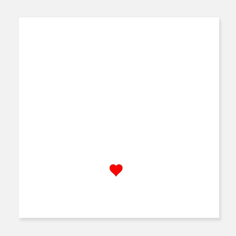 Citation Maternelle Sur Terre Poster 20 x 20 cm