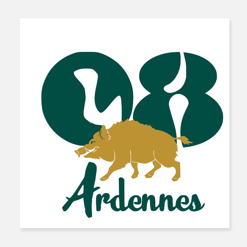 Ardennes Poster 20 x 20 cm