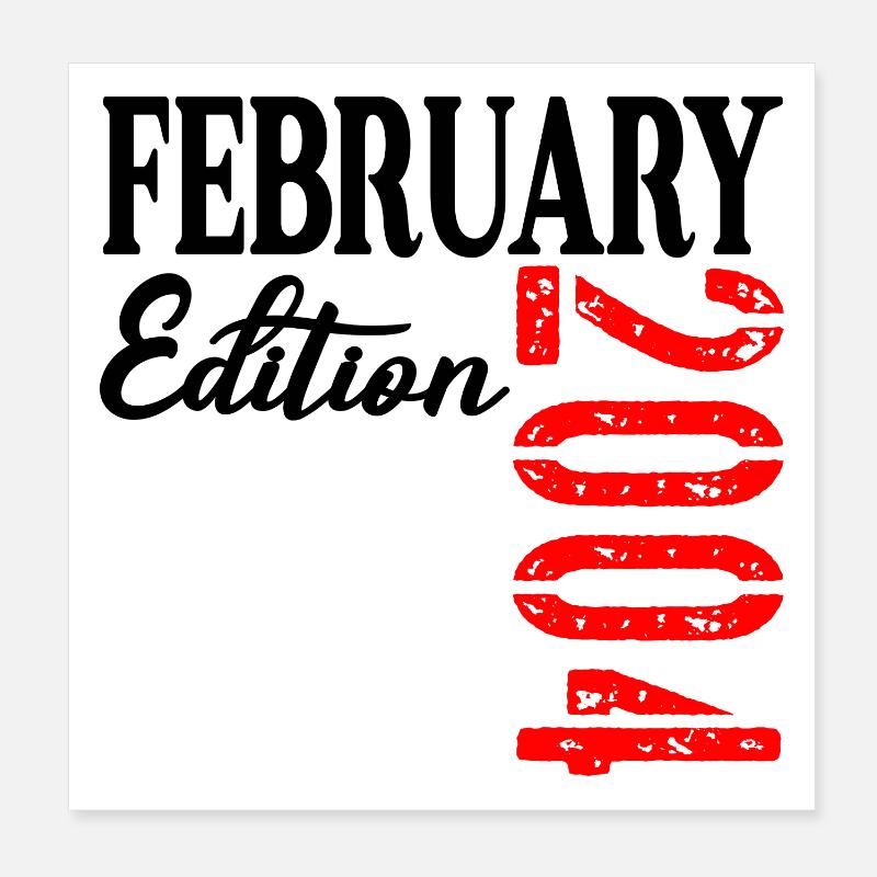 23e anniversaire février 2004 Poster 20 x 20 cm