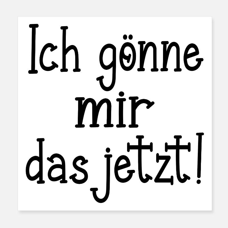 WOHLWOLLEN SPRÜCHE ACHTSAMKEIT Poster 20x20 cm