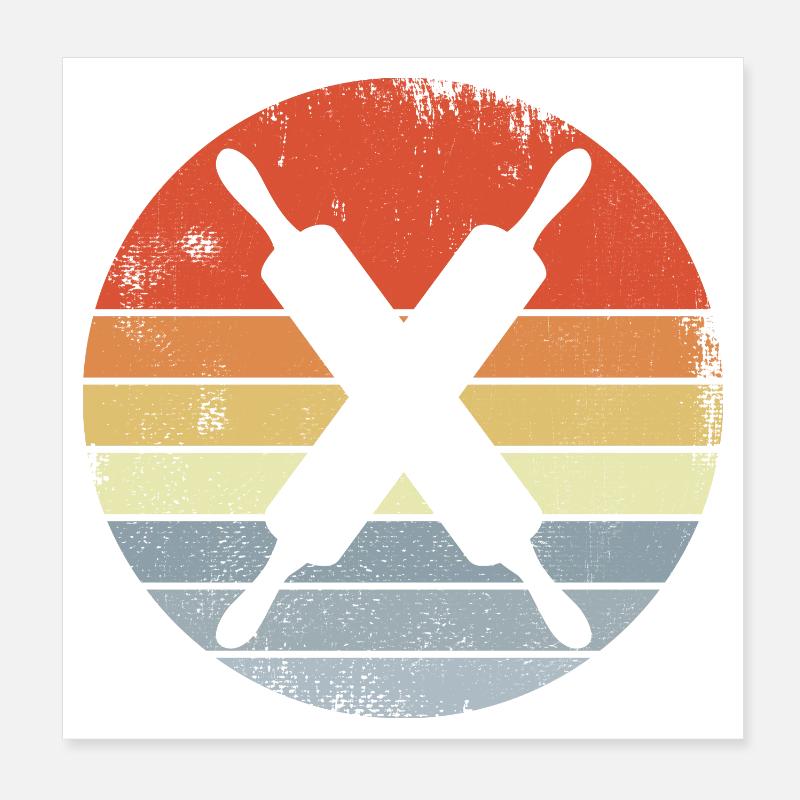 Rolling pin Poster 8" x 8" (20x20 cm)