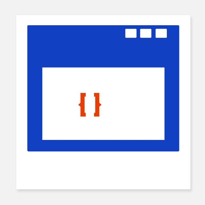 Coder Geld Verdienen Angestellter Arbeit Erfolg Poster 20x20 cm