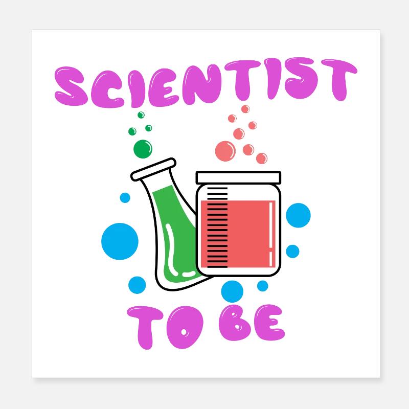 Profession Scientifique Superviseur de déclaration Poster 20 x 20 cm