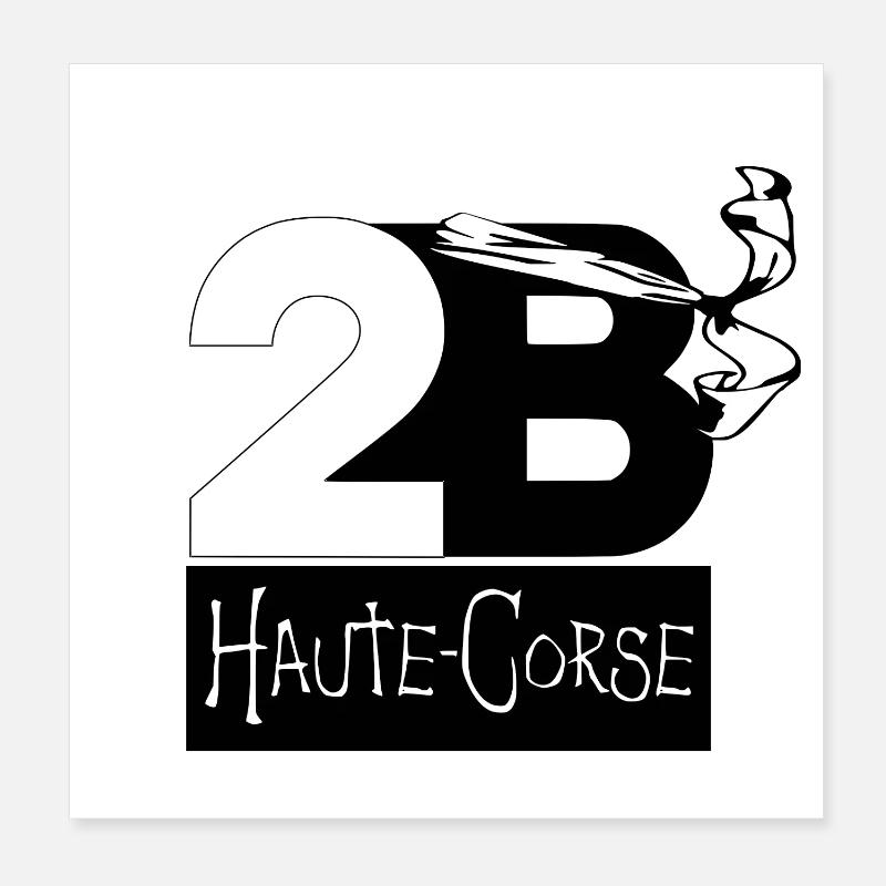 Haute Corse Poster 20 x 20 cm