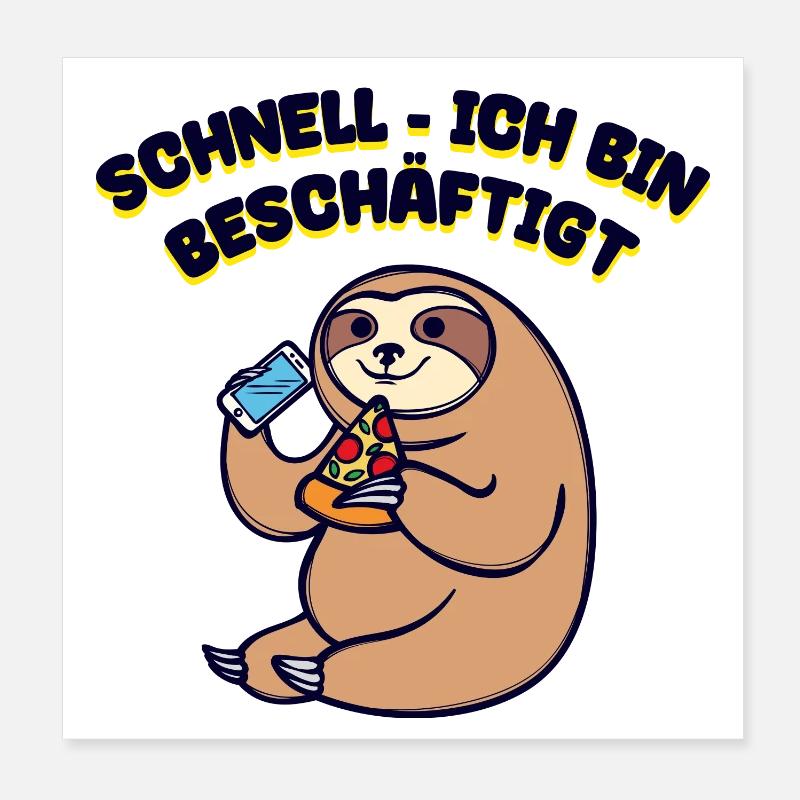 Relax Statement Witzig Is Mir Egal Statement Chill Poster 20x20 cm