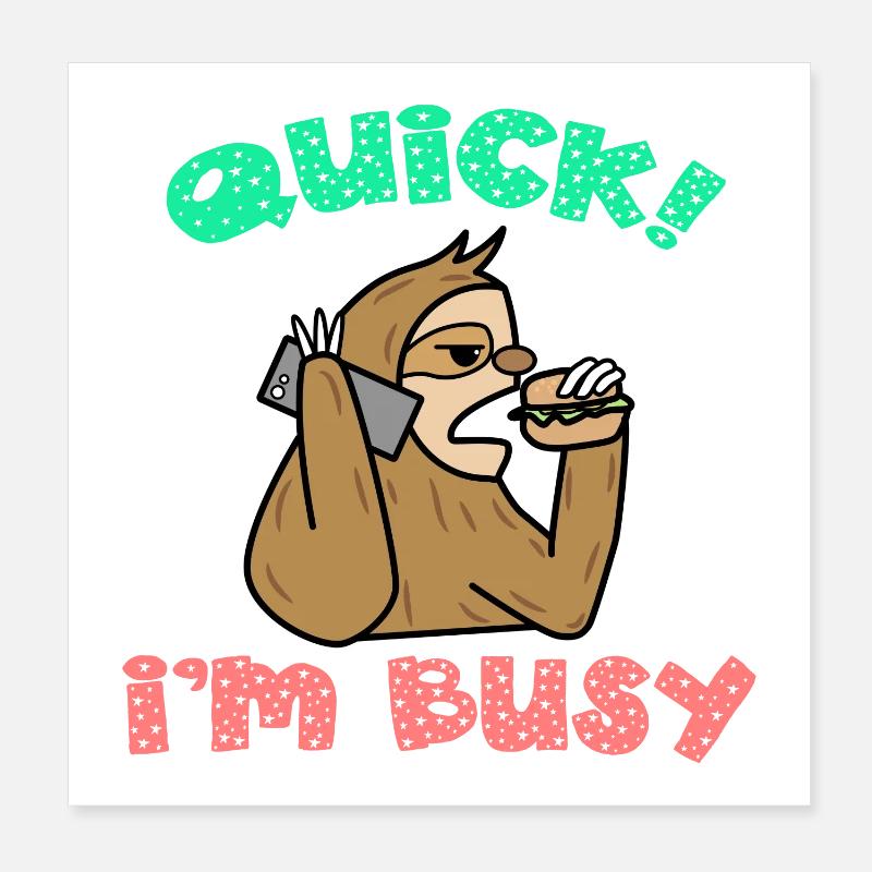 Relax Witzig Statement Ist Mir Egal Haltung Poster 20x20 cm