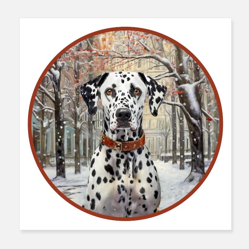 Dalmatien à New York Poster 20 x 20 cm