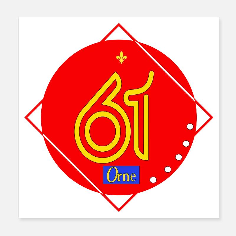 Orne Poster 20 x 20 cm