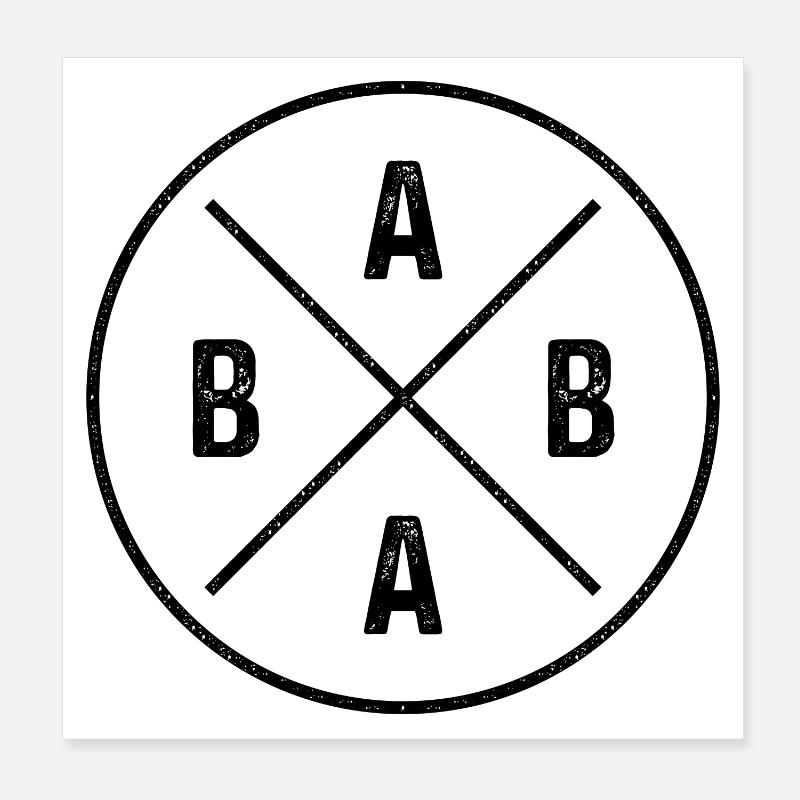 Baba Poster 20x20 cm