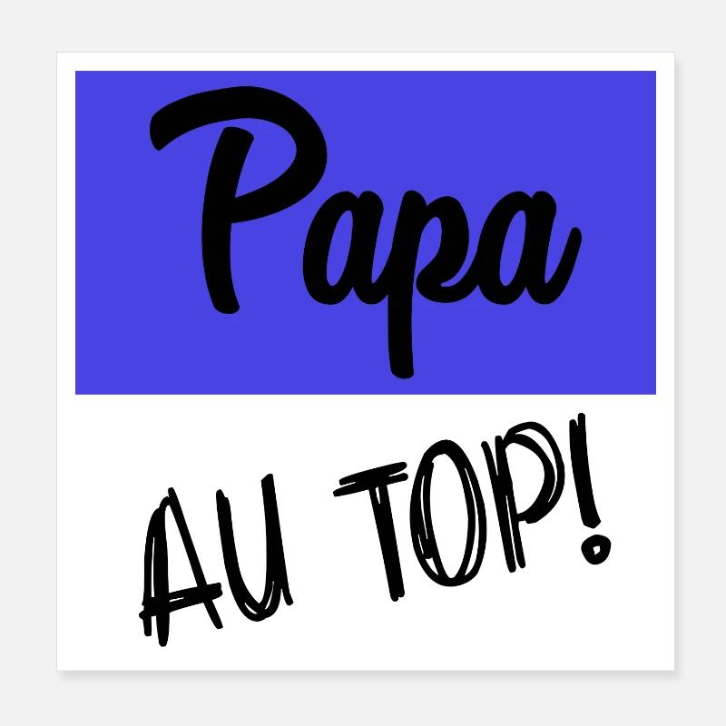 DAD. FATHER'S DAY Poster 8" x 8" (20x20 cm)