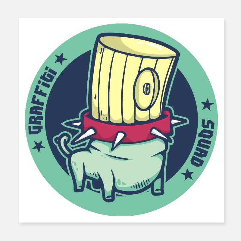 Escouade Graffiti 11 Poster 20 x 20 cm