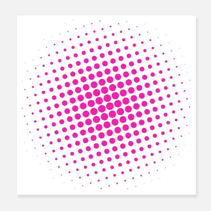 Raster rot Poster 20x20 cm