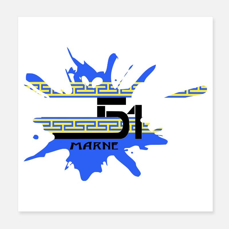 Marne Poster 20 x 20 cm