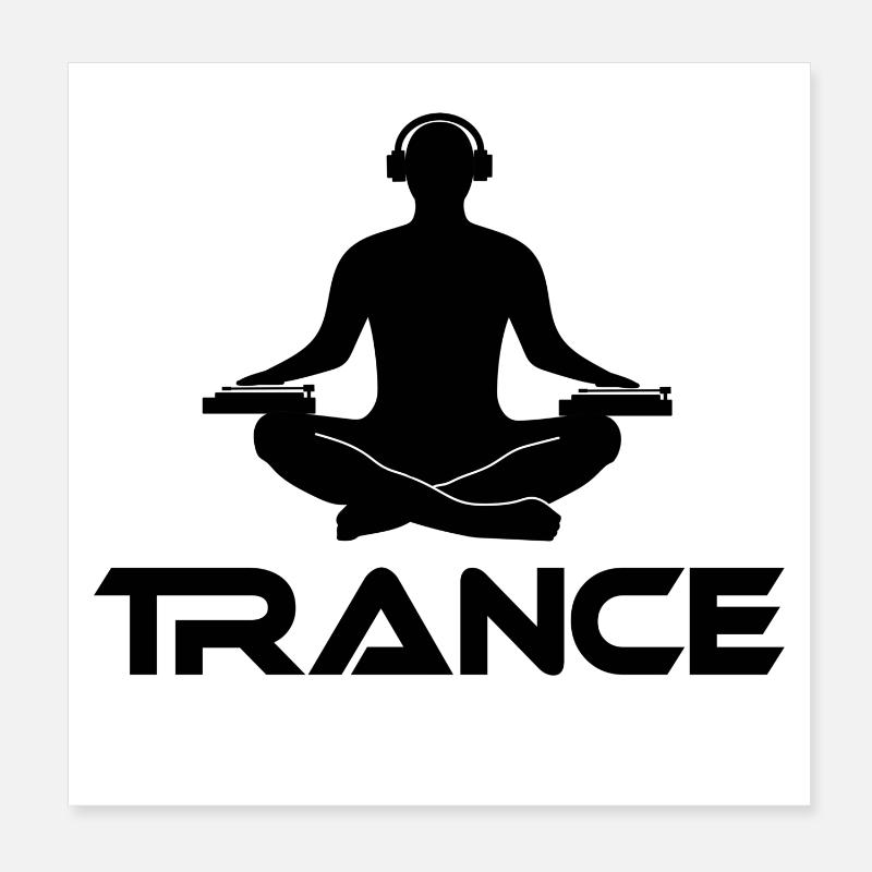 Trance Poster 20x20 cm