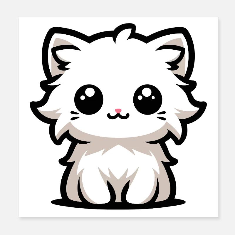 Le chaton le plus mignon Poster 20 x 20 cm