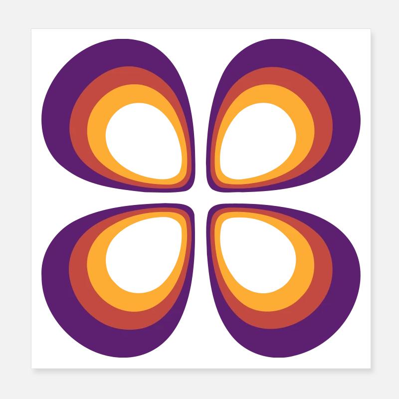 Positive orbital 2 Poster 8" x 8" (20x20 cm)