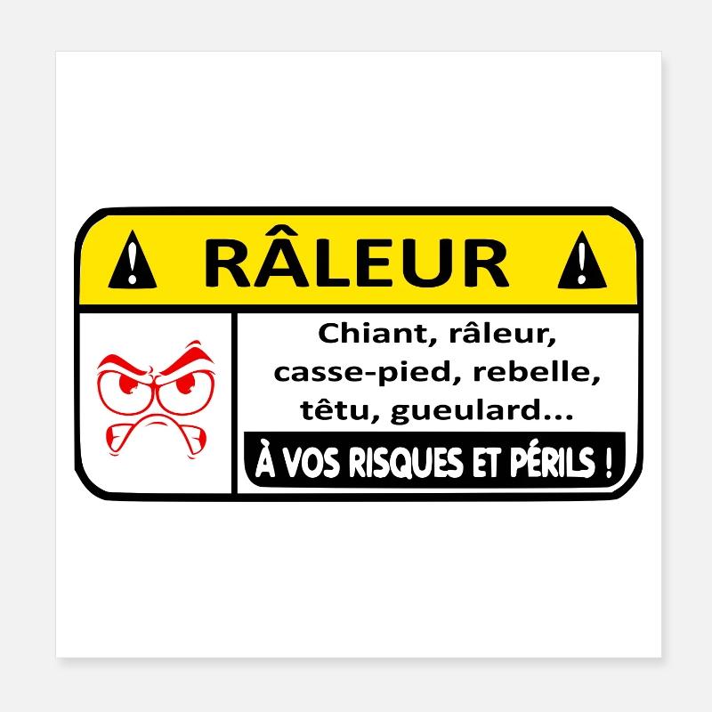 Complaining Danger Poster 8" x 8" (20x20 cm)