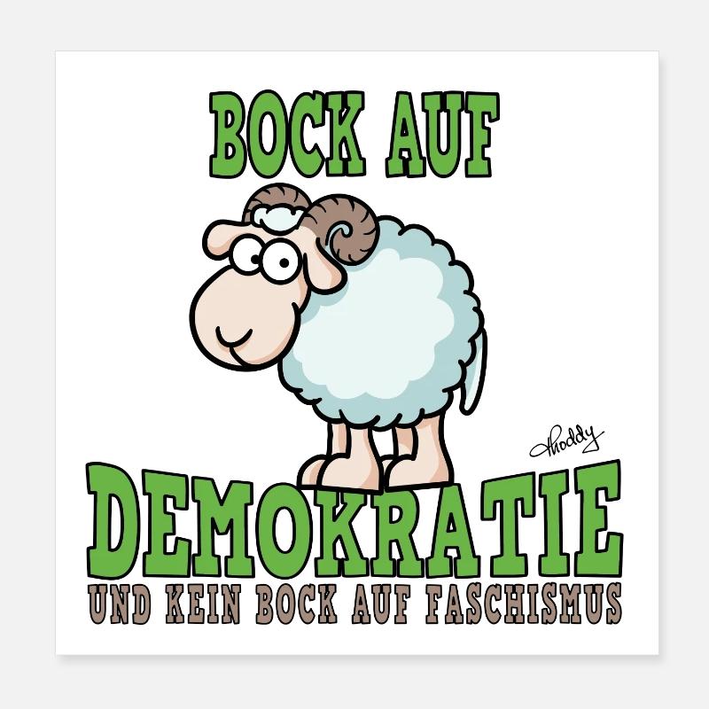 Desire for democracy Poster 8" x 8" (20x20 cm)