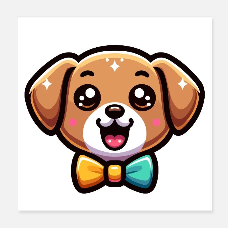 Beau Bowwow: Der adrette Welpe Poster 20x20 cm