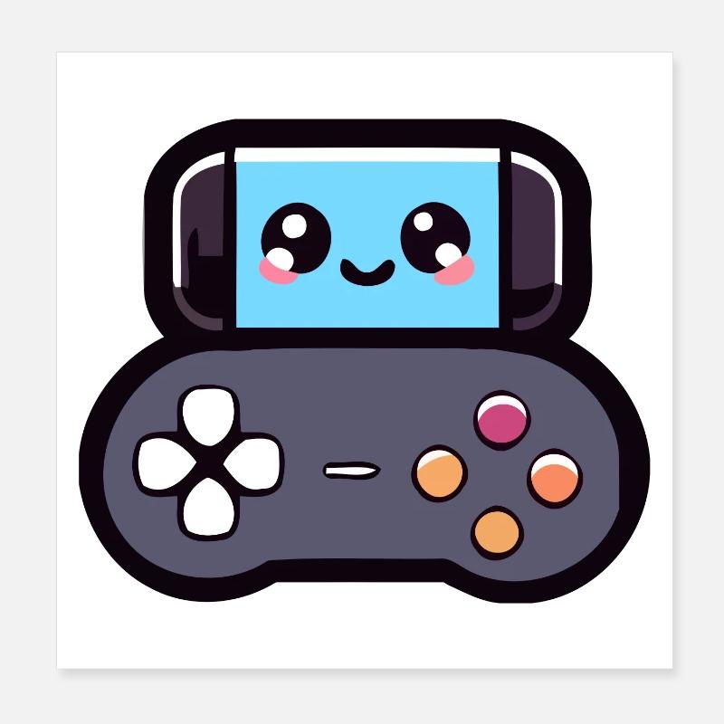 Game Buddy: Das fröhliche Joypad Poster 20x20 cm