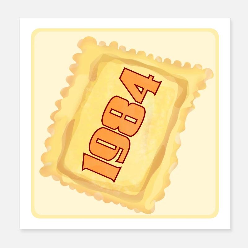 42nd BIRTHDAY 1984 RAVIOLI Poster 8" x 8" (20x20 cm)