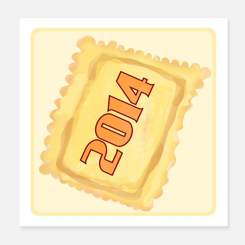 12th BIRTHDAY 2014 - RAVIOLI DUMPLINGS Poster 8" x 8" (20x20 cm)