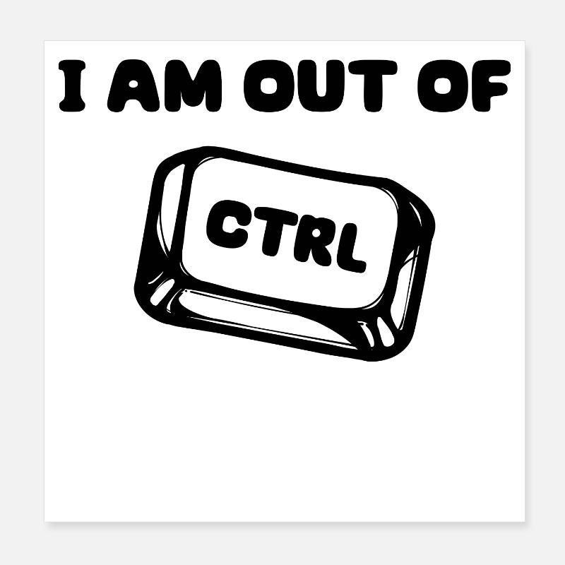 Softwareentwickler Developer Statement Code Debug Poster 20x20 cm