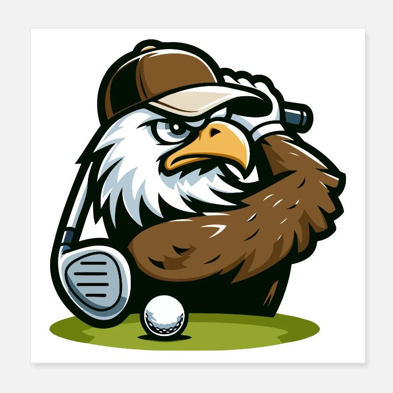 Eagle Ace : le pro du golf Poster 20 x 20 cm