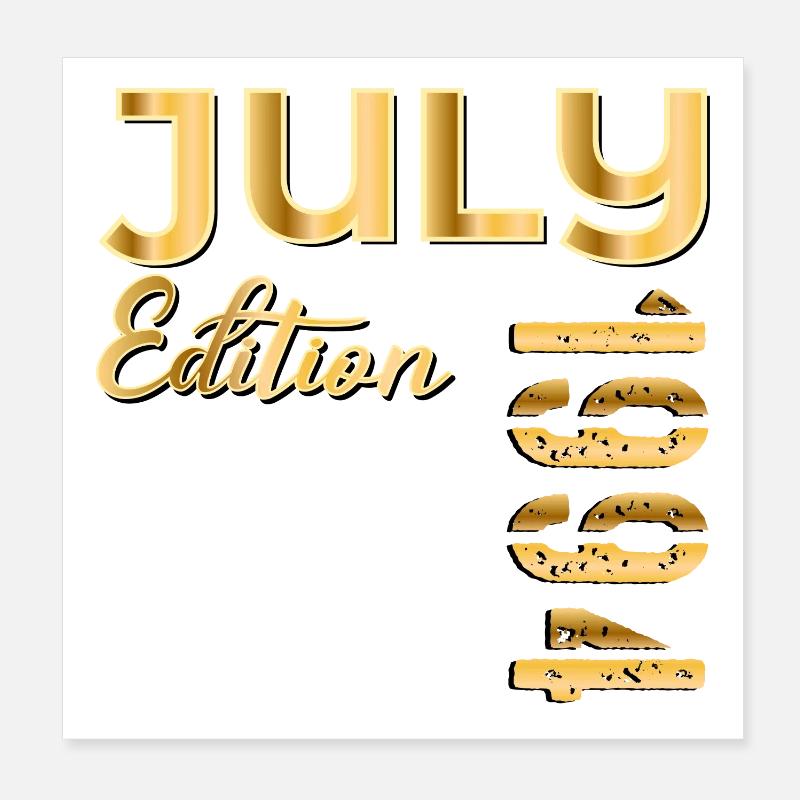 32e anniversaire juillet 1994 Poster 20 x 20 cm