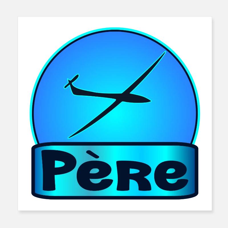 Père Pilote Poster 20 x 20 cm