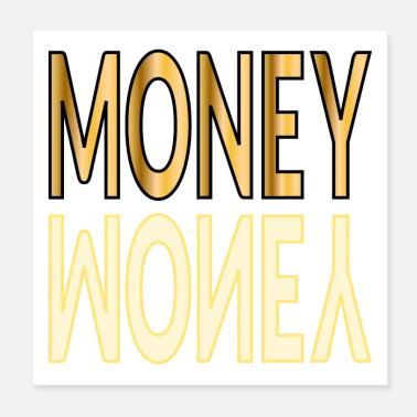 RICCHEZZA MONETARIA Poster 20x20 cm