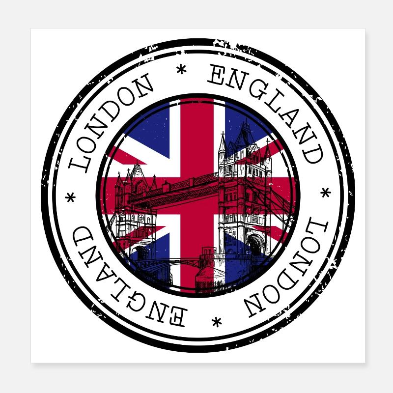 Pont Londres-Angleterre Poster 20 x 20 cm