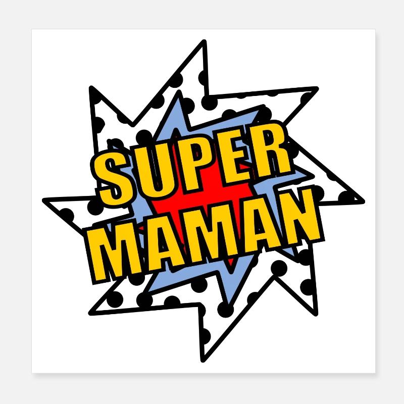 MUTTERTAG. SCHÖNEN MUTTERTAG. MAMA Poster 20x20 cm