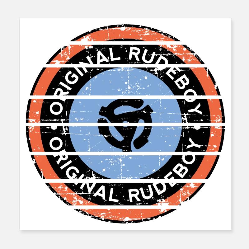 Original Rudeboy Poster 20 x 20 cm