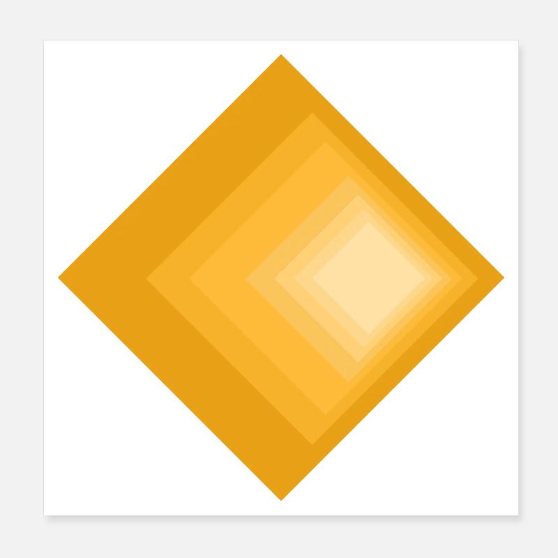 Conception dégradée Poster 20 x 20 cm