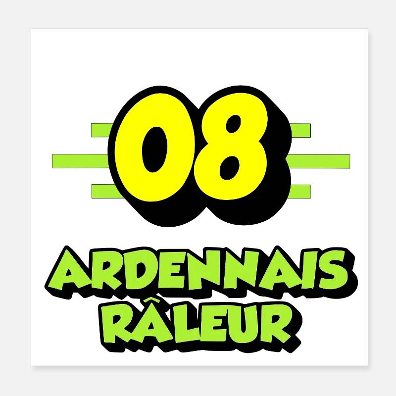Ardennais râleur Poster 20 x 20 cm