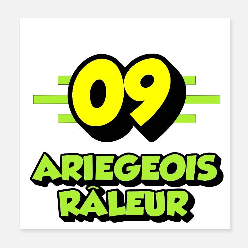 Complaining Ariégeois Poster 8" x 8" (20x20 cm)