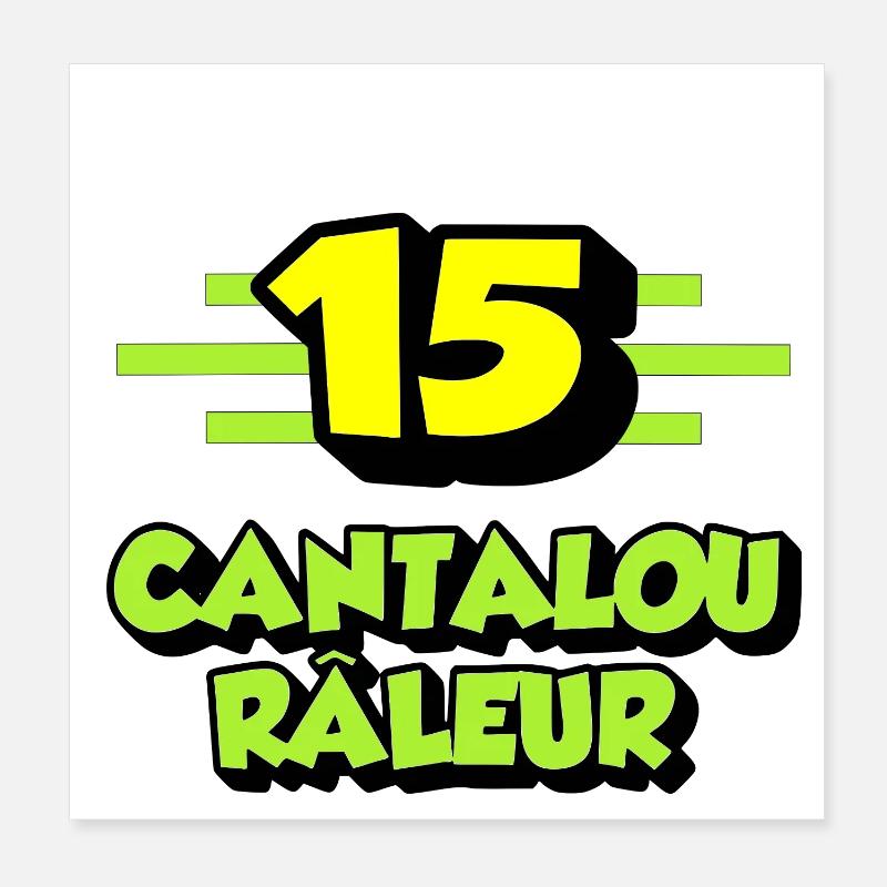 Klagender Cantalou Poster 20x20 cm