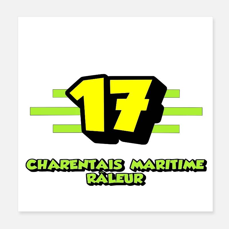 Complaining maritime Charentais Poster 8" x 8" (20x20 cm)