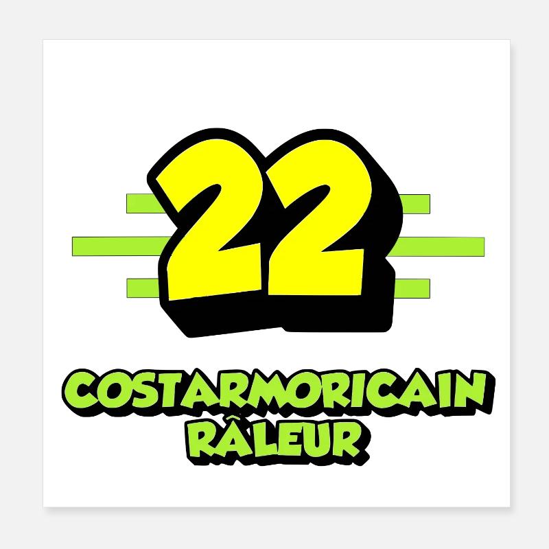 Complaining Costarmorican Poster 8" x 8" (20x20 cm)