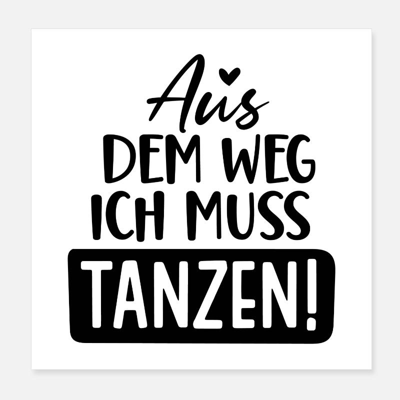 Party Weekend Tango Disco Pub Poster 8" x 8" (20x20 cm)