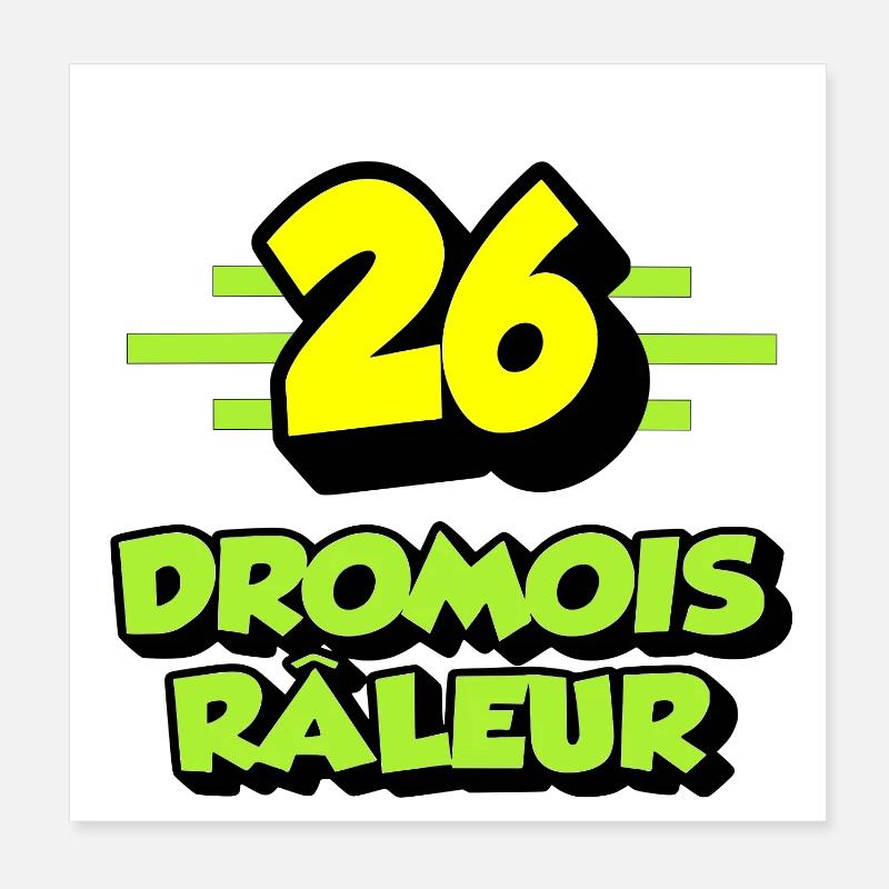 Klagende Drôme Poster 20x20 cm