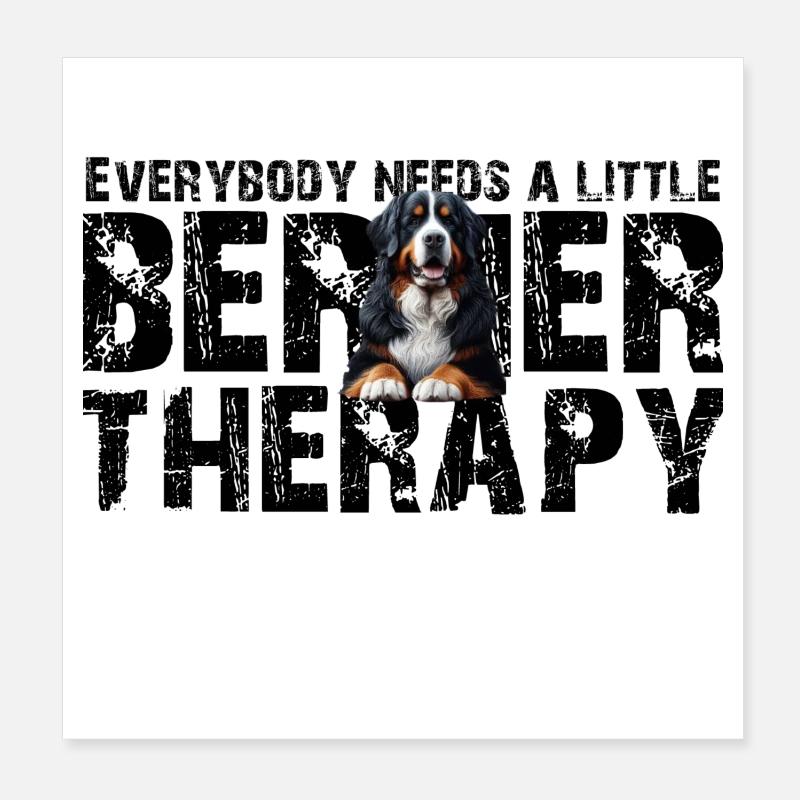 Bouvier bernois Poster 20 x 20 cm