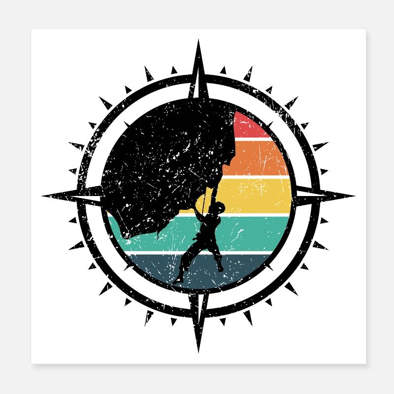 Rainbow Crescent Breaker Poster 8" x 8" (20x20 cm)