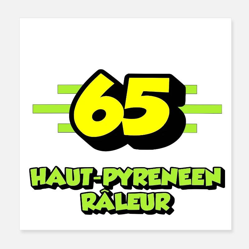 Haut-Pyrénéen râleur Poster 20 x 20 cm