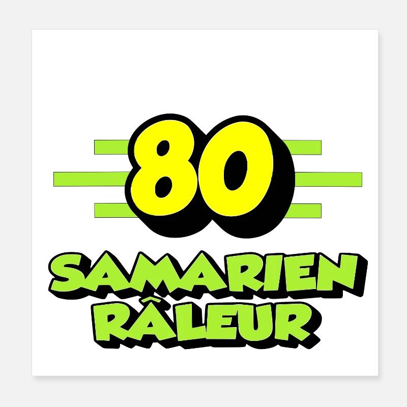 Samarien râleur Poster 20 x 20 cm