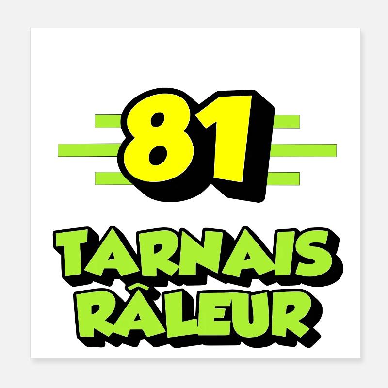 Tarnais râleur Poster 20 x 20 cm