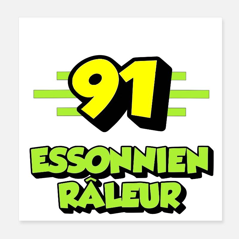 Sich beschweren Essonne Poster 20x20 cm